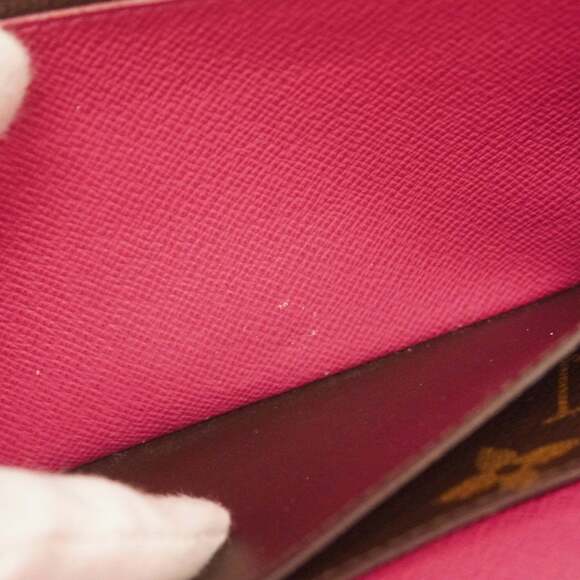 Louis Vuitton Monogram Portefeuille Emily Long Wallet M64202 Rose Ballerine W... - Picture 15 of 16